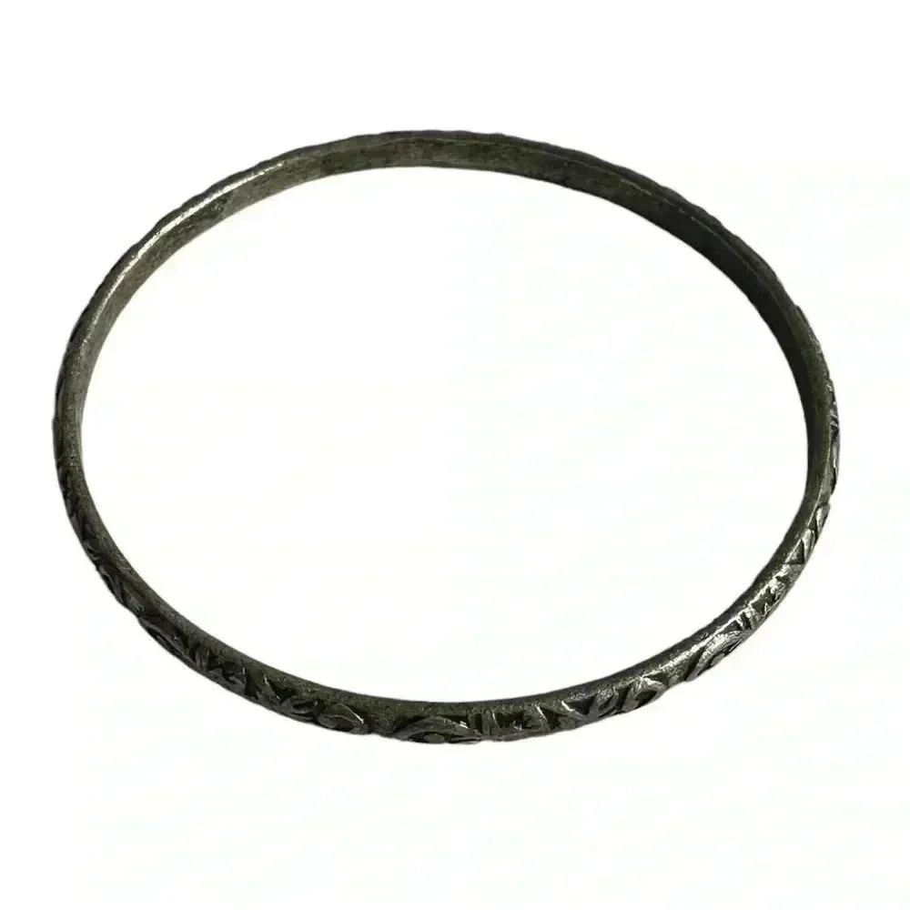 Vintage silver detailed bracelet women’s jewelry bangle